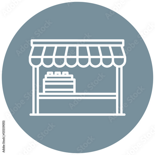 Tea and Coffee Store Vector Icon