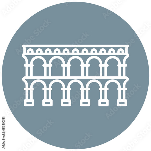 Aqueduct Vector Icon
