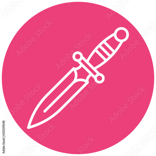 Dagger Vector Icon