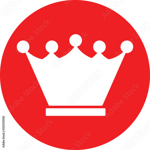 Minimalist Royal Crown Icon