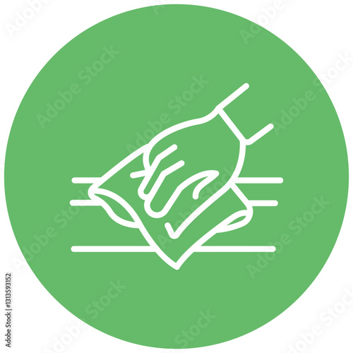 Wiping Counter Vector Icon