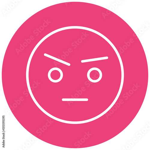 Face with Raised Eyebrow Vector Icon