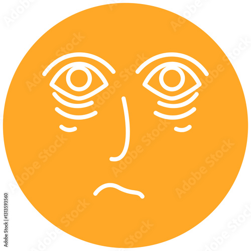 Face with Rolling Eyes Vector Icon