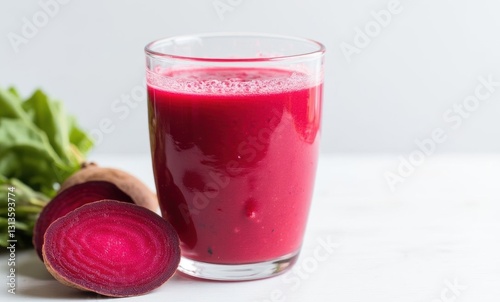 Wallpaper Mural Fresh beetroot juice in a glass Torontodigital.ca