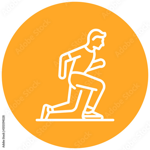 Interval Training Vector Icon