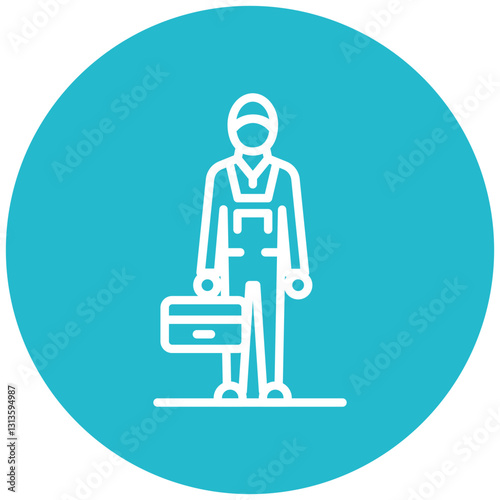Pit Lane Vector Icon