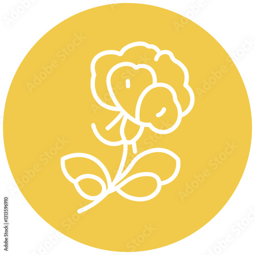 Pea Flower Vector Icon