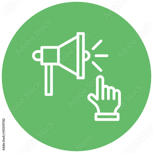 Call to Action Vector Icon