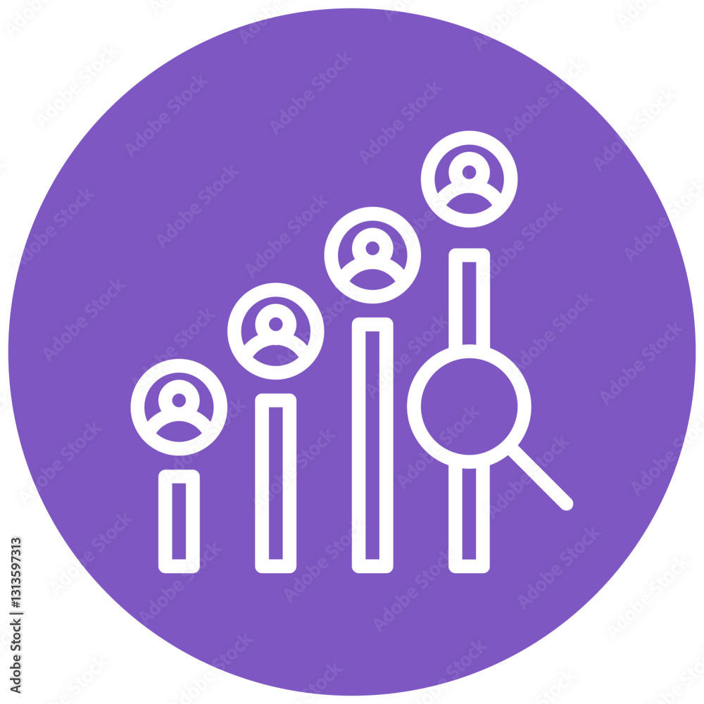 Competitor Analysis Vector Icon Competitor Analysis Vector Icon