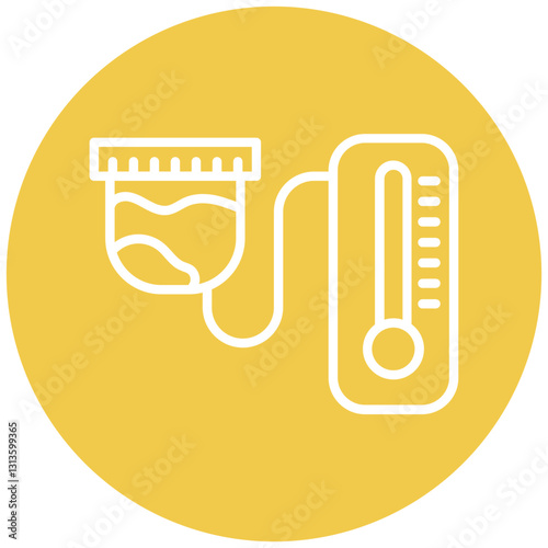 Urine Test Vector Icon