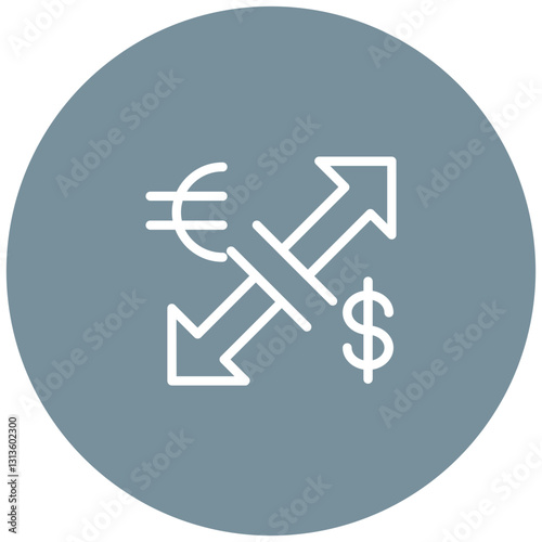 Currency Exchange Vector Icon