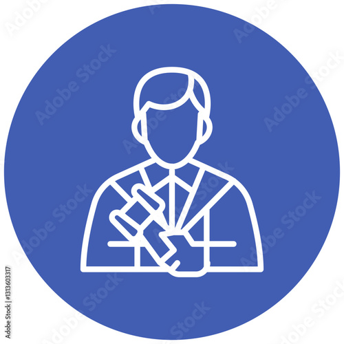 Judge Vector Icon