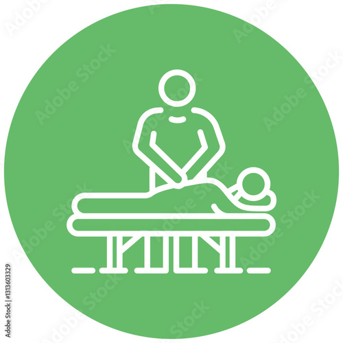 Massage Therapist Vector Icon