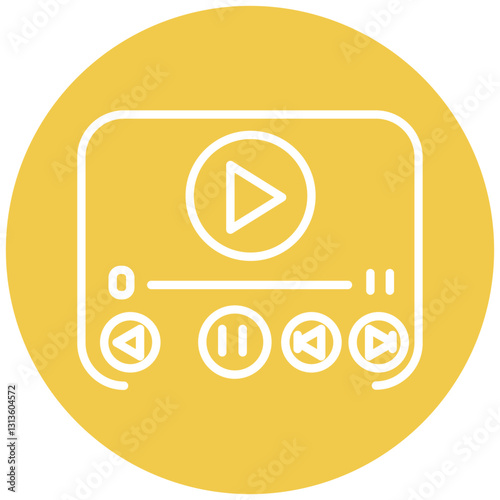Digital Media Vector Icon