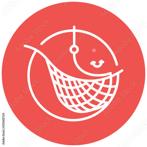 Fishing Net Vector Icon
