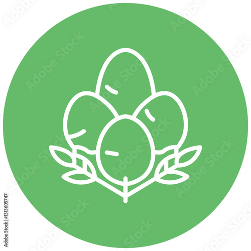 Gull Eggs Vector Icon