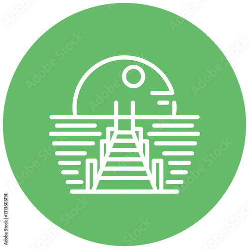 Pier Vector Icon