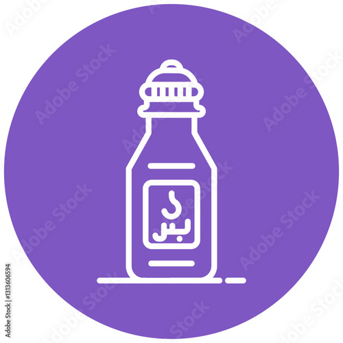 Zamzam Water Bottle Vector Icon