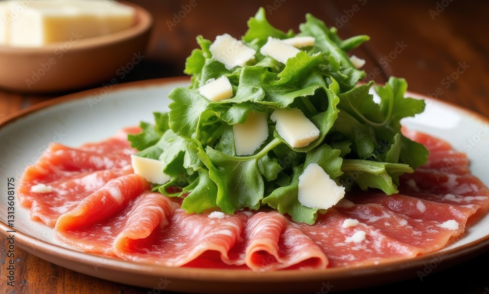 Fresh salad with cured meats Fresh salad with cured meats