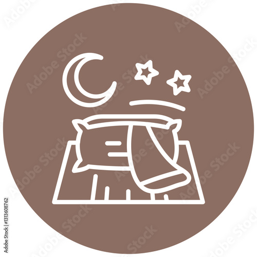 Sleepover Vector Icon