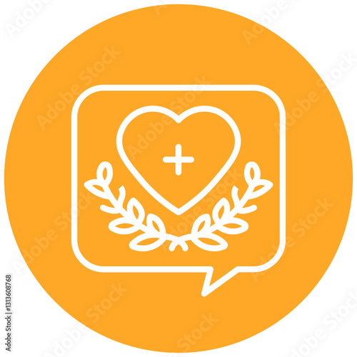 Supportive Text Vector Icon