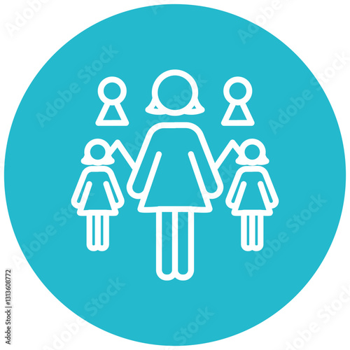 Support Network Vector Icon