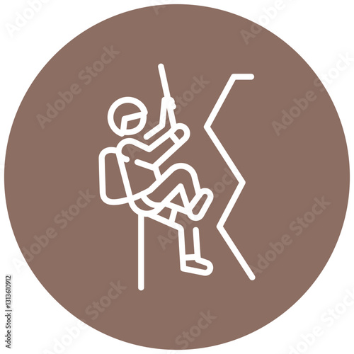 Climbing Sling Dyneema Vector Icon