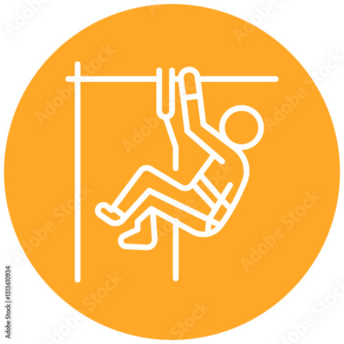 Climbing Tension Board Vector Icon