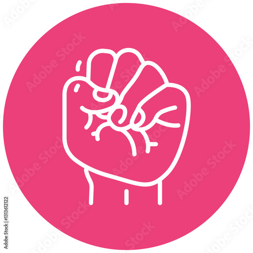 Cracked Knuckles Vector Icon