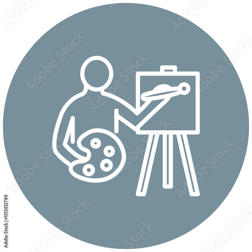 Art Therapy Vector Icon