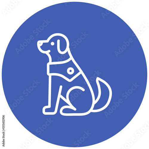 Emotional Support Animal Vector Icon