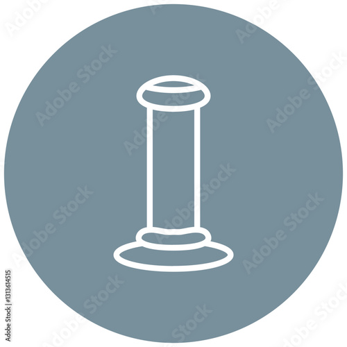 Bollard Vector Icon
