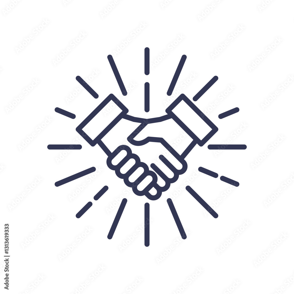 A handshake symbolizes trust and partnership, radiating mutual respect and collaboration. A handshake symbolizes trust and partnership, radiating mutual respect and collaboration.
