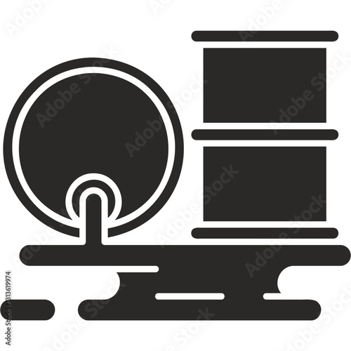 Oil Spill Icon