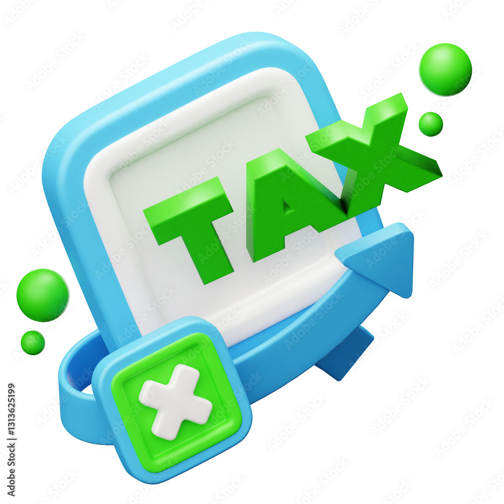 Photography Tax Avoidance 3D Illustration