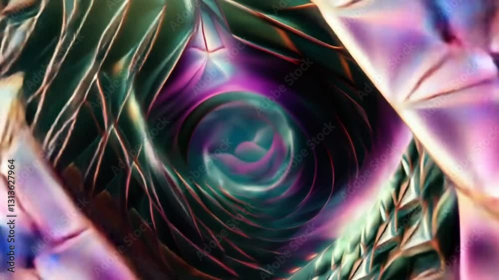 Fraktale Spirale Muster