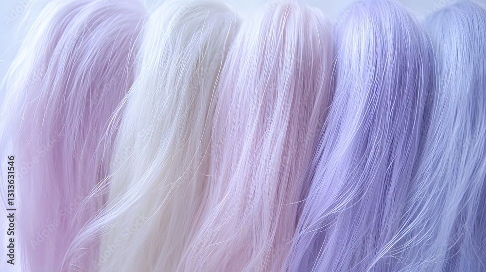 Naklejka premium 13. A pale mint to soft lilac gradient, bringing a gentle and balanced pastel effect