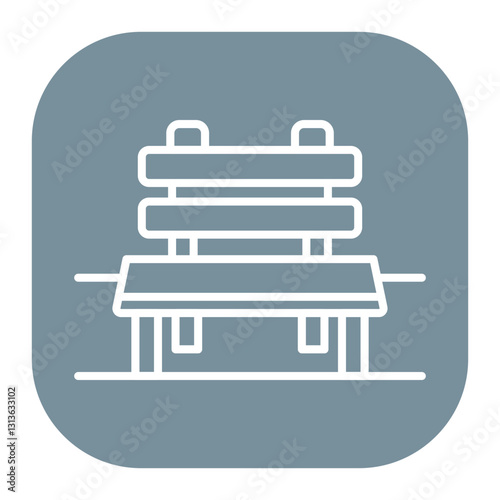 Park Bench Icon