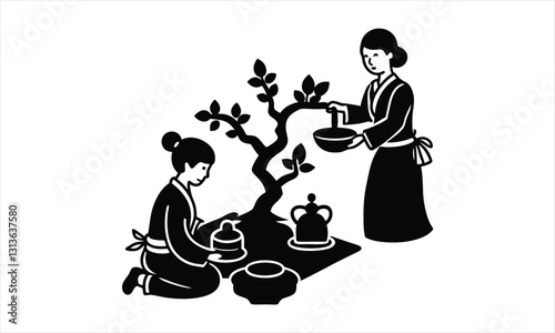 Tea Ceremony Ritual Preparation Harmony Japanese Culture