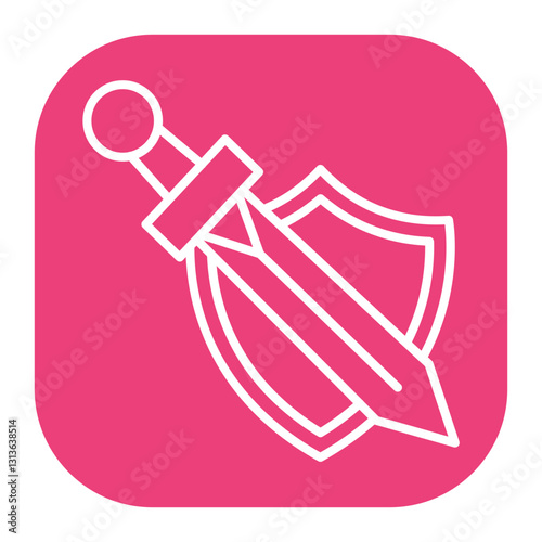 Shield Sword Icon
