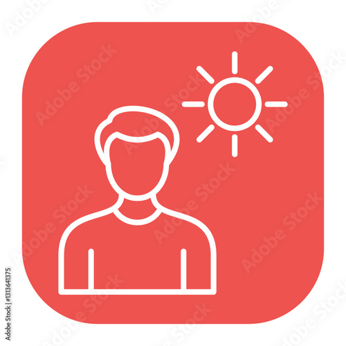 Tanning Addiction Icon