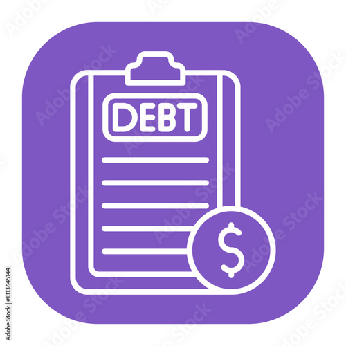 Debt Financing Icon