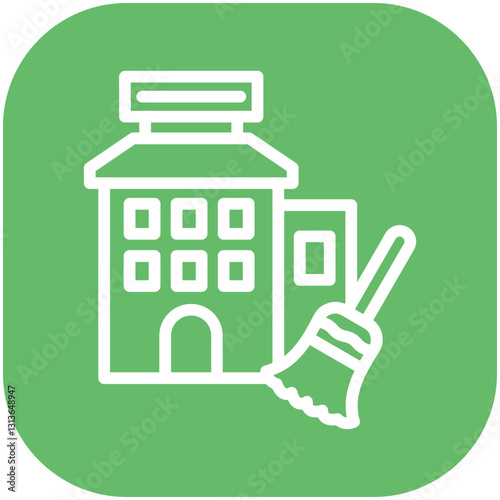 Hotel Cleaning Icon
