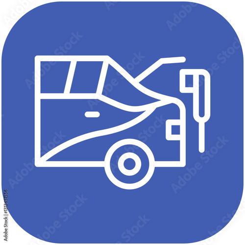 Car Trunk Cleaning Icon