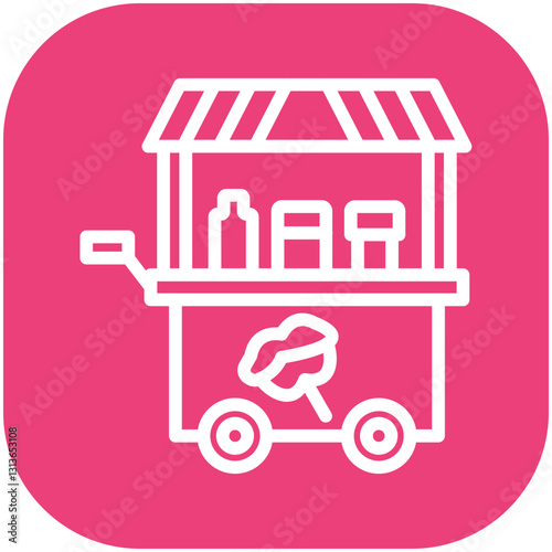 Toffee Apple Stall Icon