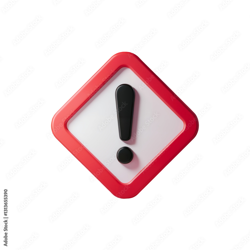 3d exclamation mark sign 3d exclamation mark sign