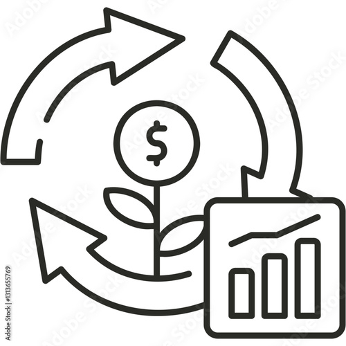 Return On Investment Icon