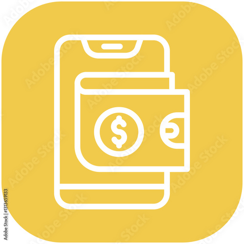 Mobile Wallet Icon