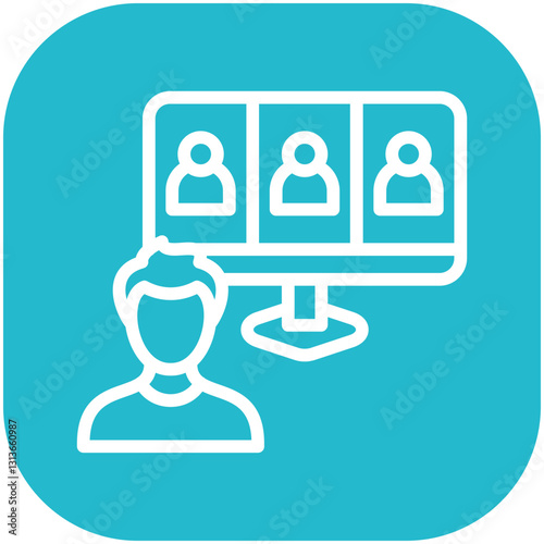 Video Conference Icon