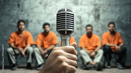 Prisoner Podcast: Inmate Grips Mic in Jail Talk Show